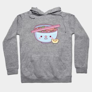 Cute Pho Rice Noodle And Lime Doodle Hoodie